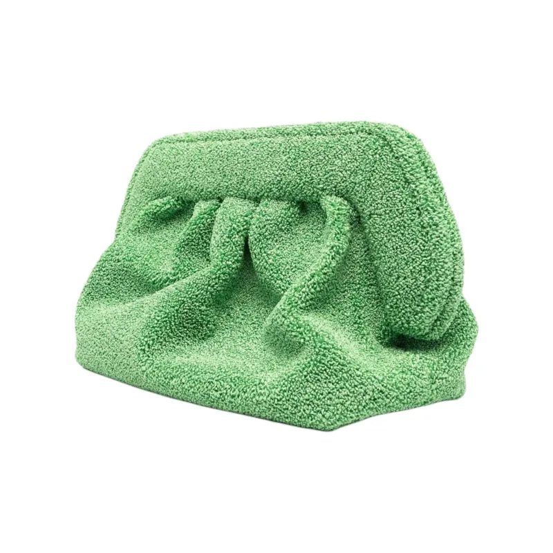 THEMOIRE Bios Recycled Plastic One Shoulder Crossbody Clutches Women's Grass Green-1