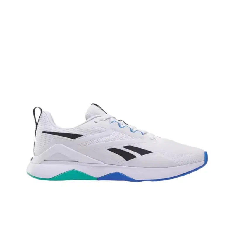 Reebok Nanoflex Tr 2.0 White Black Unleashed Green-1