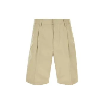 PRADA Pleated Knee Length Shorts