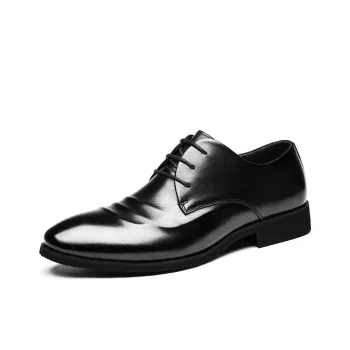 CHINT Dress Shoes Men Low Top Black