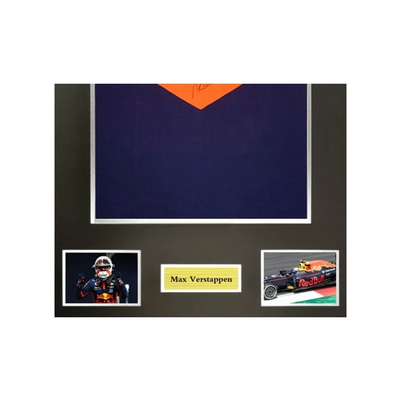 Three For F1 Driver Max Verstappen Autographed Short-Sleeved Racing Suit With Certificate And Framed Gift Box Set-3