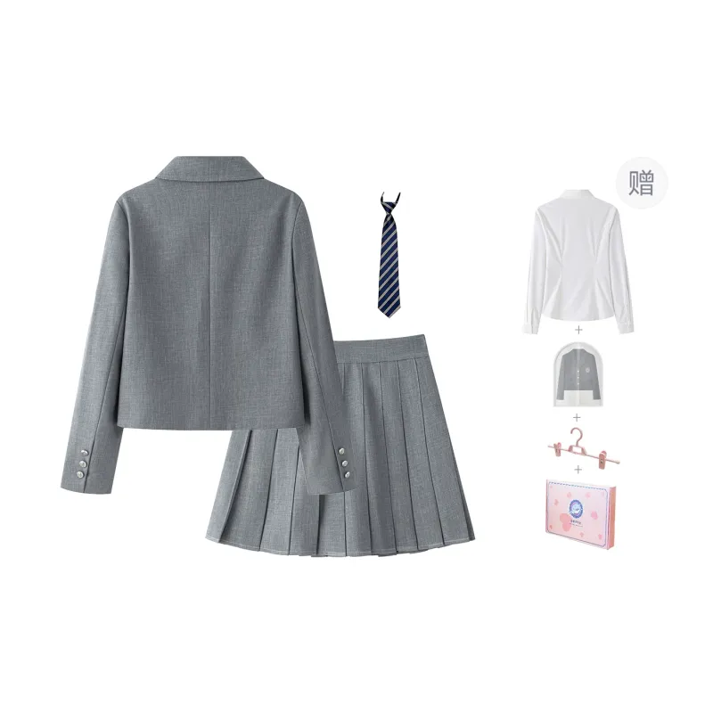 Tokyo Season Business Suit Spring And Fall Women's Gift Box Set Gray-3