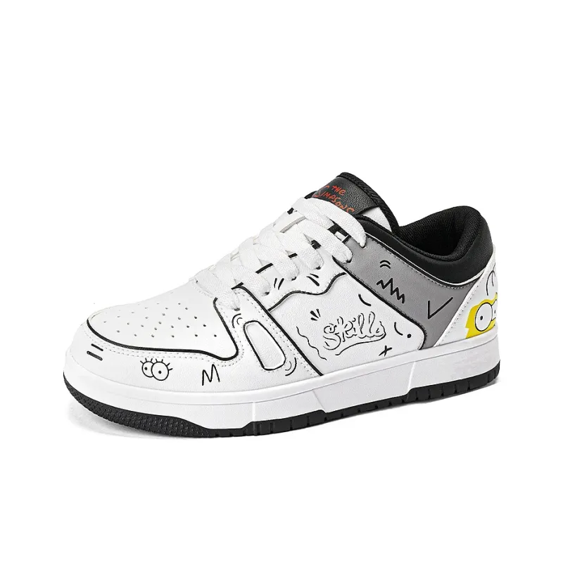 The Simpsons Cushioned Anti Slip Wear Resistant Breathable Lightweight Low Top Casual Shoes Unisex-3