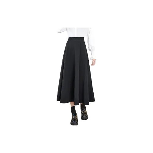 TOUCH Casual Long Skirts Women's Black