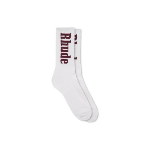 RHUDE Unisex Knee-high Socks