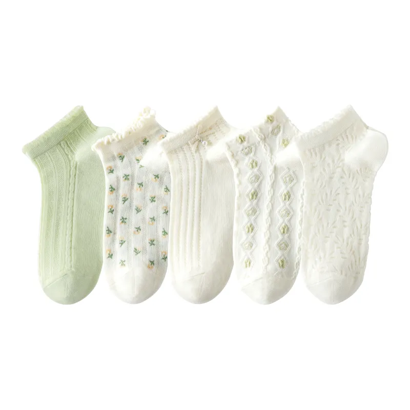 Caramella No Show Socks Women's 5 Pack-6