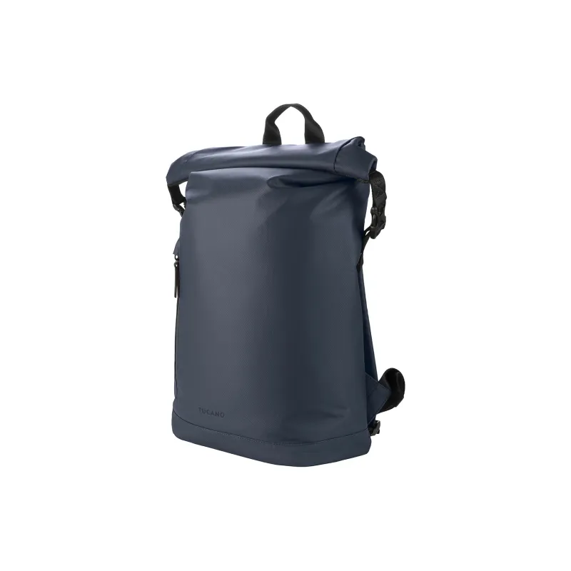 TUCANO Polyester With Leather Film Carry Backpack Medium Size Unisex Black/Blue/Army Green-5