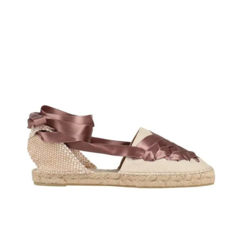Castañer Espadrilles Women's Beige Red-1