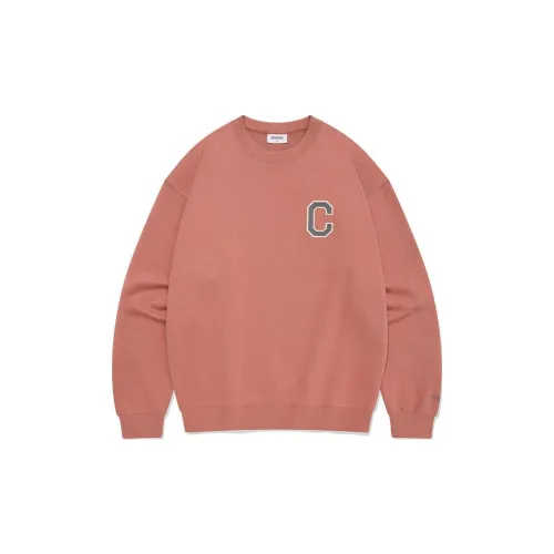 COVERNAT Sweatshirts Unisex Gray Pink