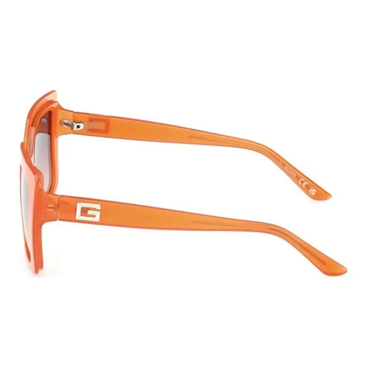 GUESS Injection Molded Rectangular Sunglasses Women's Orange-2
