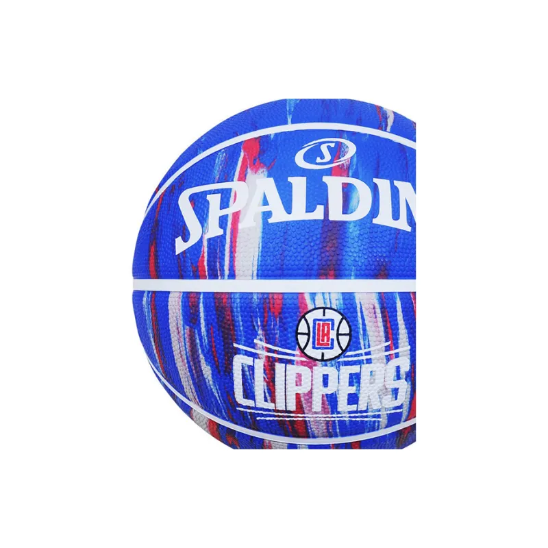 SPALDING Rubber Basketball Blue Size 7 Training-4