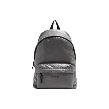 Balenciaga Arena Lambskin Backpack Men's Gray