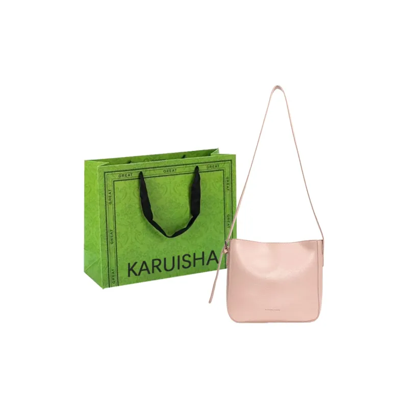 KARUISHA PU Bucket Bag, Crossbody Bag, Shoulder Bag Women's White/Silver/Black/Pink-13