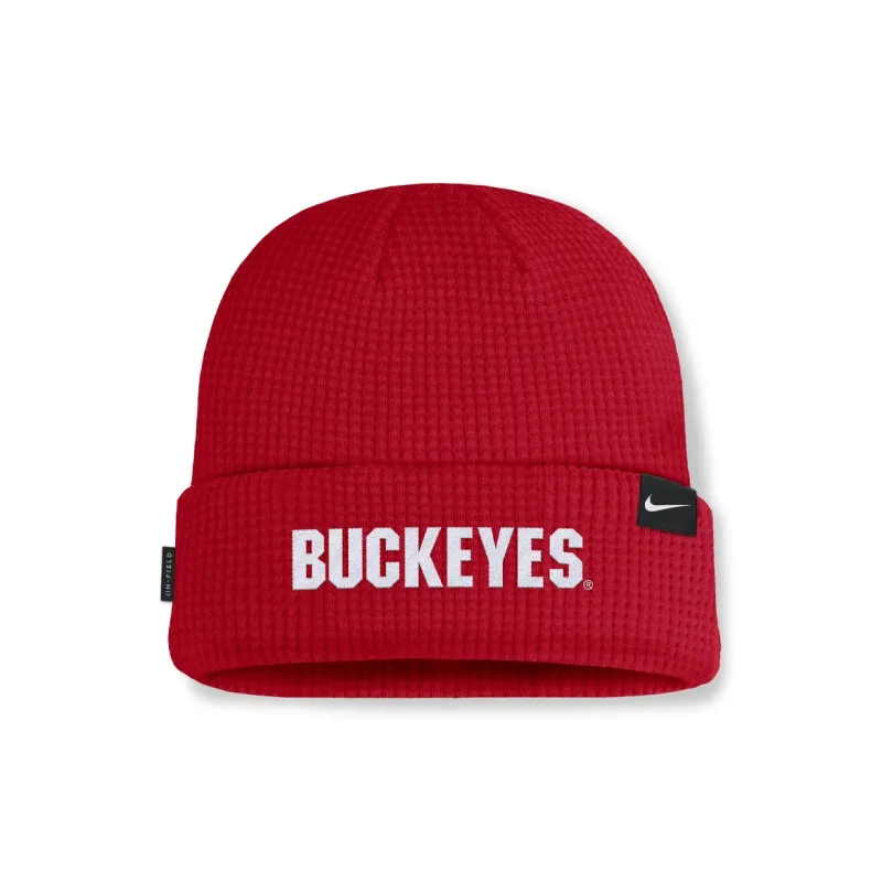 Nike Ohio State Buckeyes Sideline Terra Men's Nike College Cuffed Beanie-0