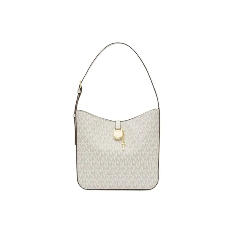 MICHAEL KORS Artificial Leather Handbag, Shoulder Bag Trumpets Women's Vanilla White & Milk White-0