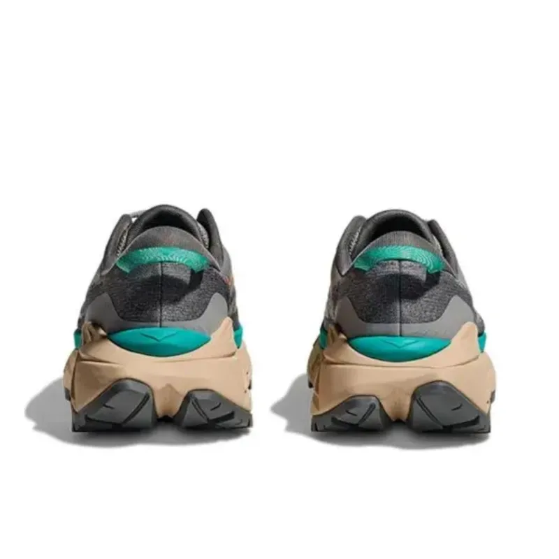 HOKA ONE ONE SKYLINE-FLOAT X Collection Anti-Slip Wear-Resistant Low-Top Trekking Shoes Men's Gray-4