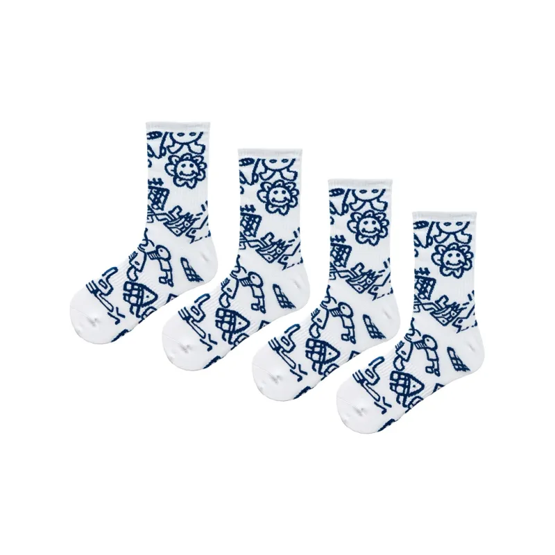 BTK Mid Calf Socks Unisex 4 Pack-4
