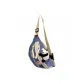 White & Blue+Badge Pendant