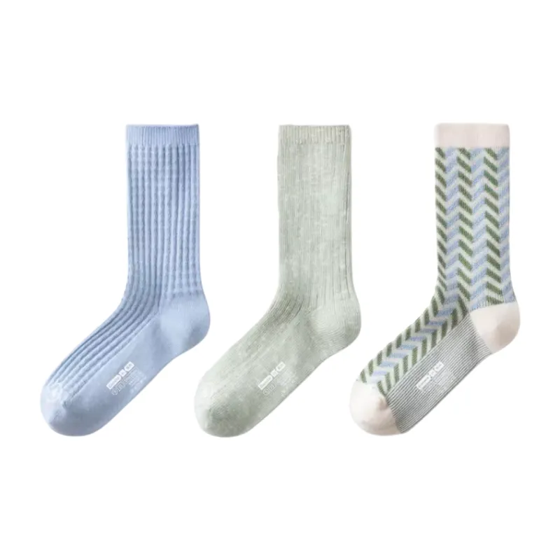 Bananain Mid Calf Socks Men's 3 Pack-7