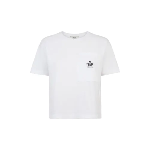 FENDI T-Shirts Women's White