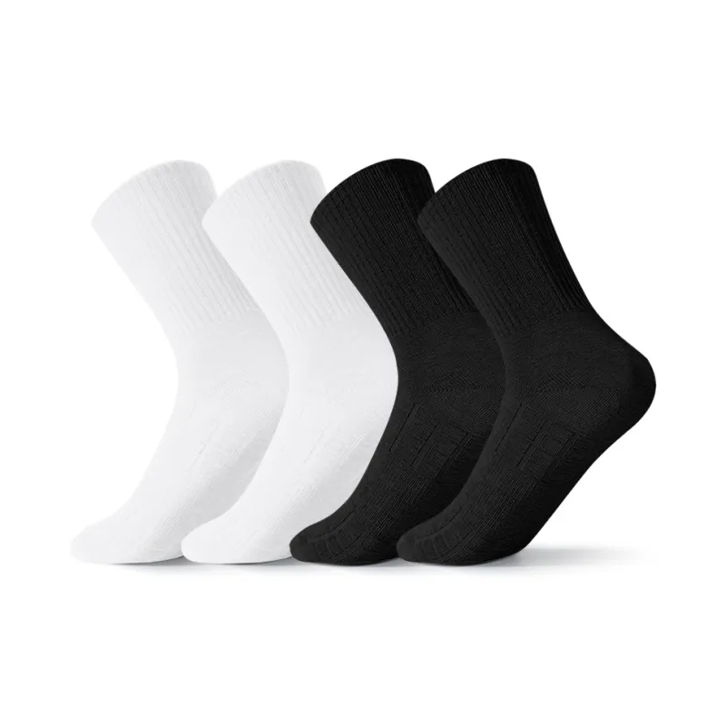 SHIWAJI Mid Calf Socks Men's 4 Pack-5