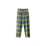 [Men's]Cyan and Yellow Checkered