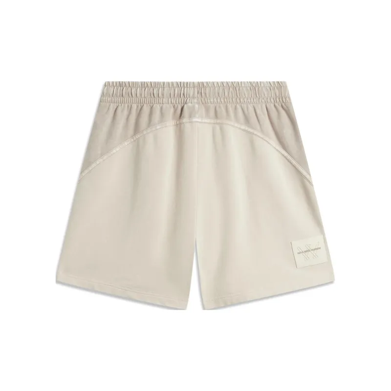 LiNing Casual Shorts Men's Dusty Gray Washed-1