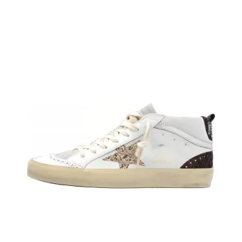 Golden Goose Mid Star Glitter detail Sneakers