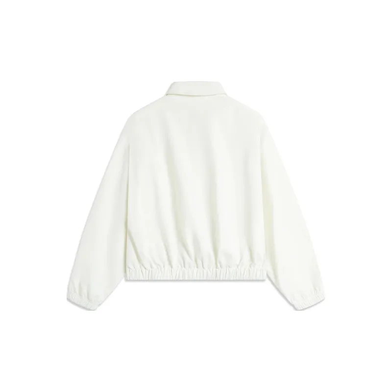 LiNing Sports Life Collection Jackets Coats Women's Ivory-1