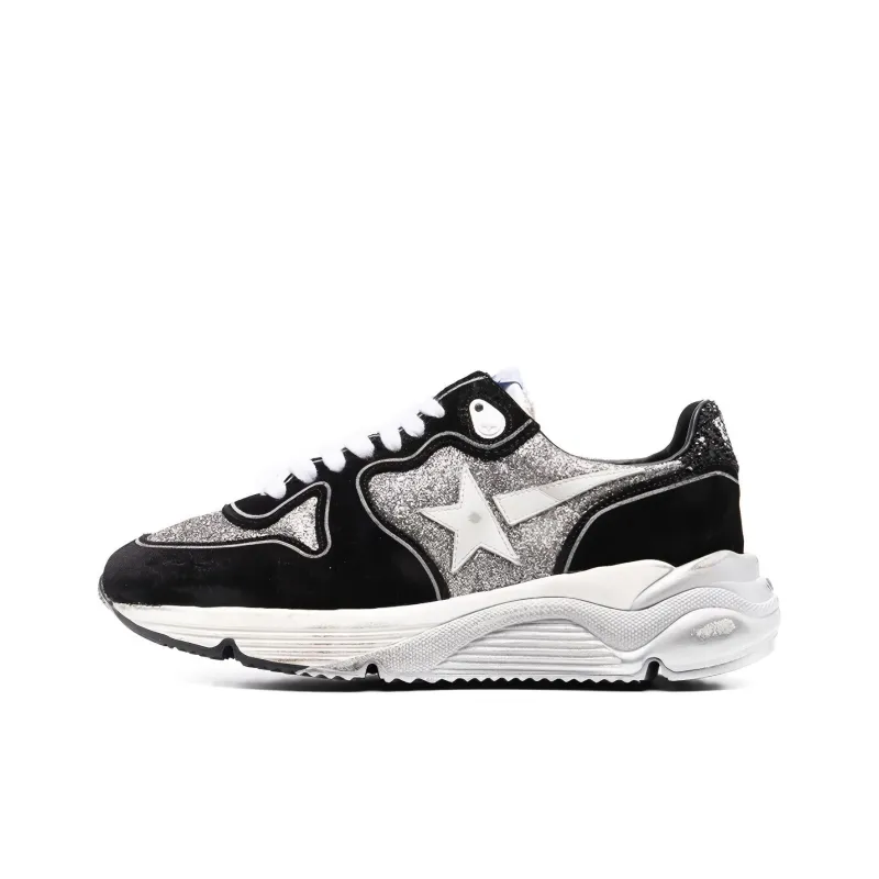 Golden Goose Running Sole Slip Resistant, Abrasion Resistant, Lightweight Low Top Casual Shoes Women's Black-0