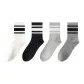 4 Pack (White Base+Black with White+Light Heather Gray+Dark Heather Gray)