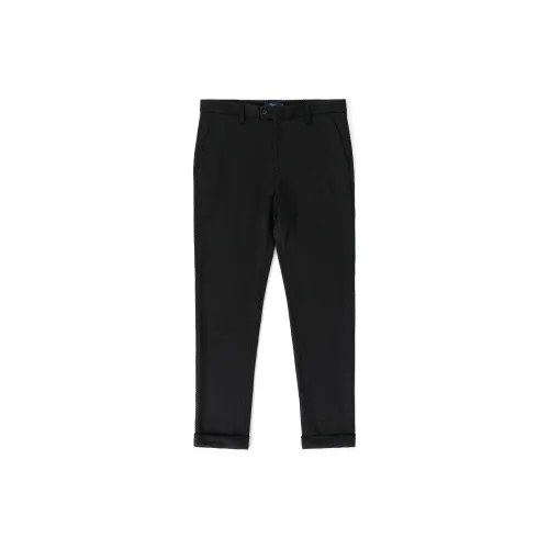 Unica Homme Casual Pants Men Black Mesh