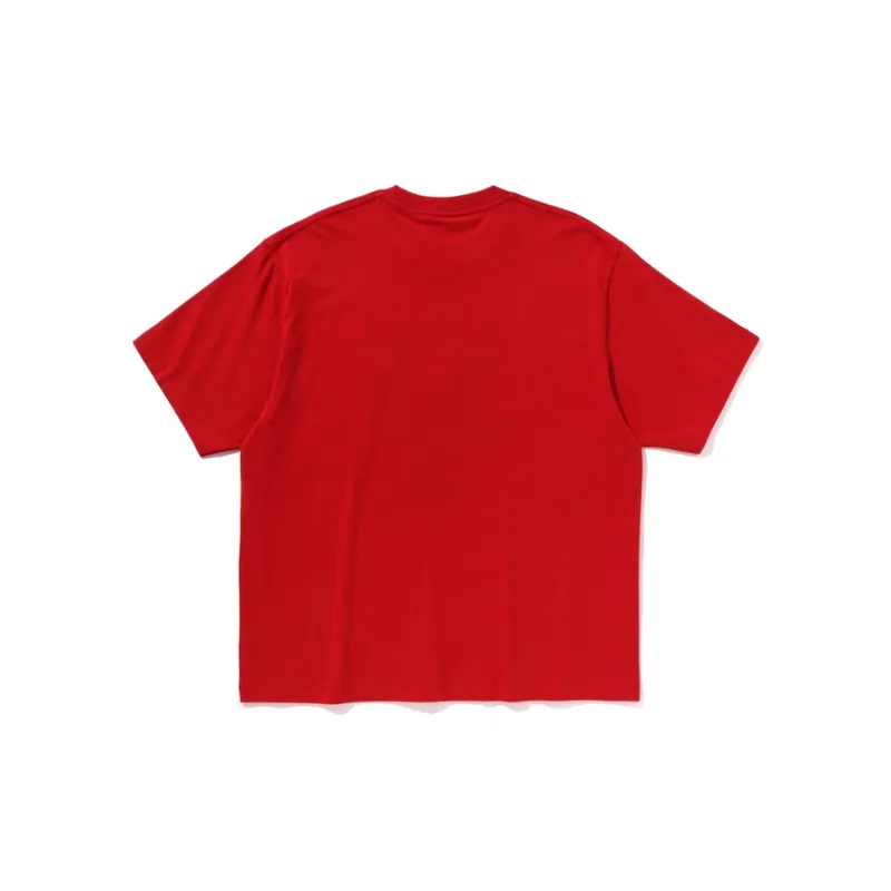 A BATHING APE Crest College Logo Relaxed Fit Tee-3