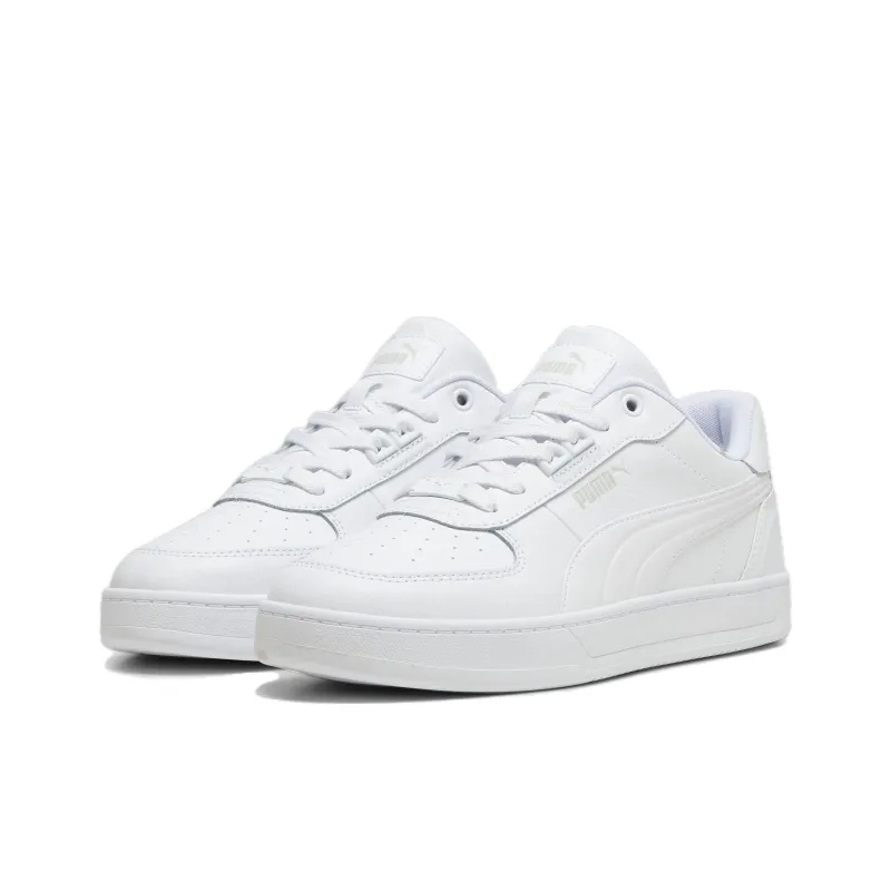 PUMA Caven 2.0 Anti Slip Wear Resistant Low Top Skateboard Shoes Unisex White-2