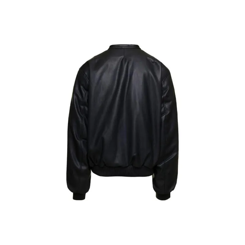3.Paradis Leatherette Bomber Jacket-1