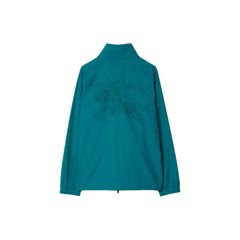 Burberry Embroidered logo Funnel neck Jacket-1