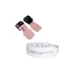 White Gray 10cm Narrow Fit Belt+Pink Support Strap