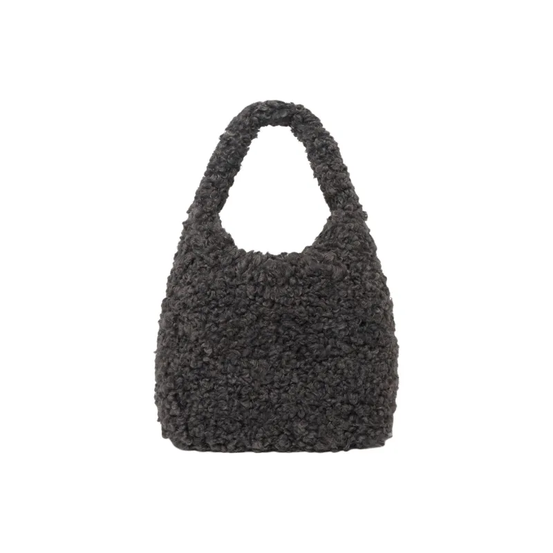 Stella McCartney Logo Plush Teddy Large Tote Bag-2
