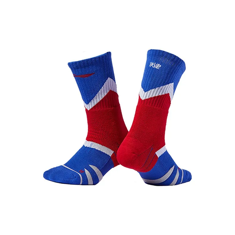 LiNing Basketball Socks Men's Combo Set Blue, Red & Multicolor-2