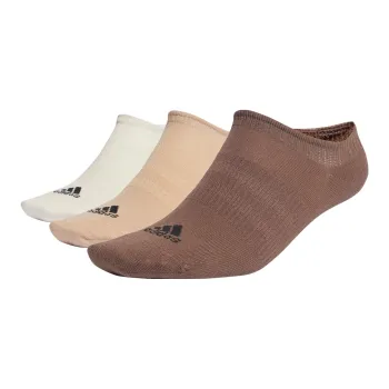Adidas Ankle Socks Unisex 3 Pack White/Umber/Brown