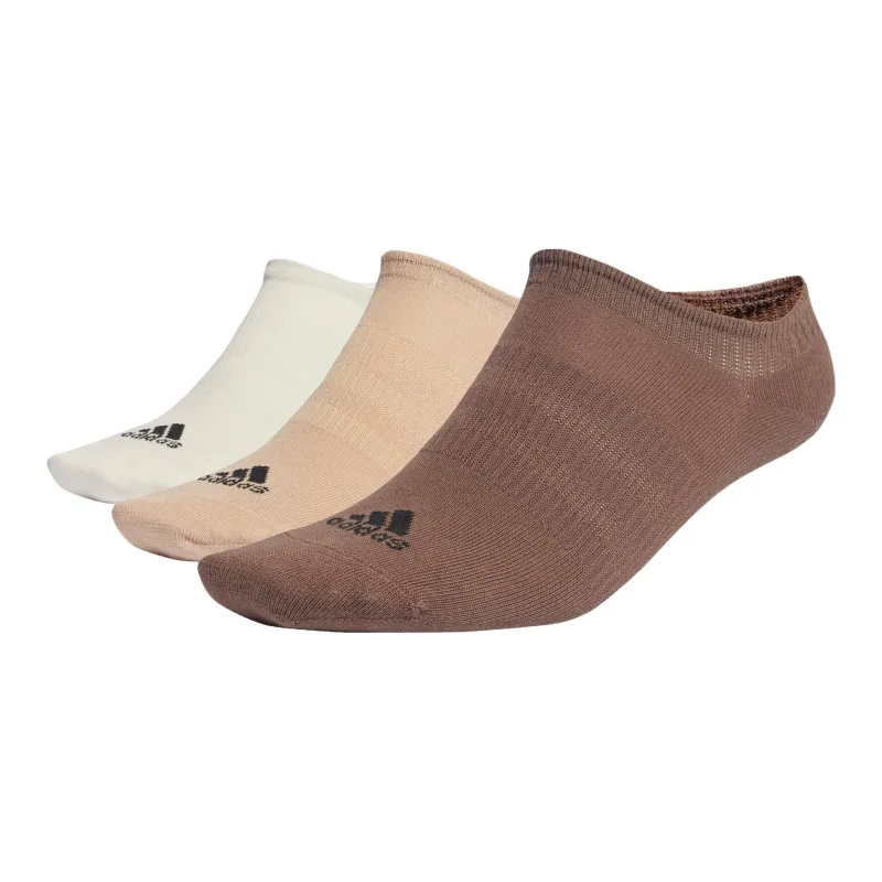 Adidas Ankle Socks Unisex 3 Pack White/Umber/Brown-0