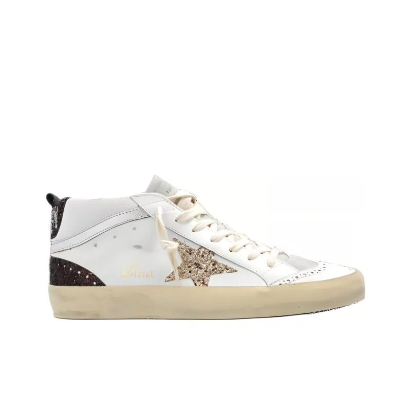 Golden Goose Mid Star Glitter-detail Sneakers-1