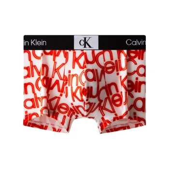 CK/Calvin Klein CK96 Series Boxer Shorts Men's 1 Pack White Base Red Logo