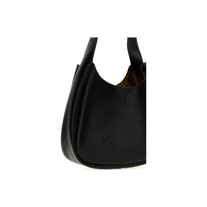 Stella McCartney Logo Perforated Small Hobo Bag-2