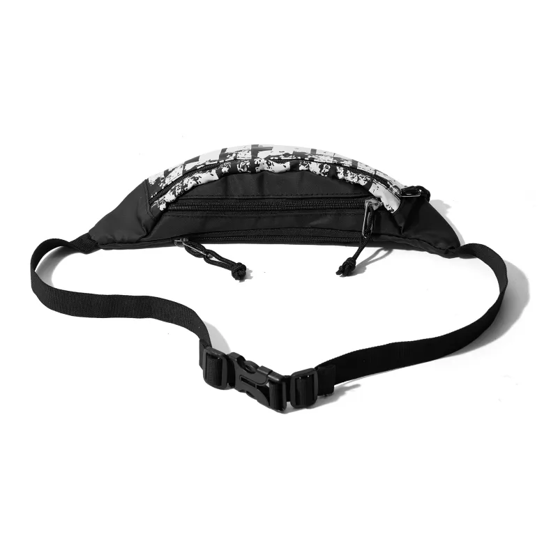 Werocker Fabric Sling Bag, Fanny Pack Regular Unisex Black-3