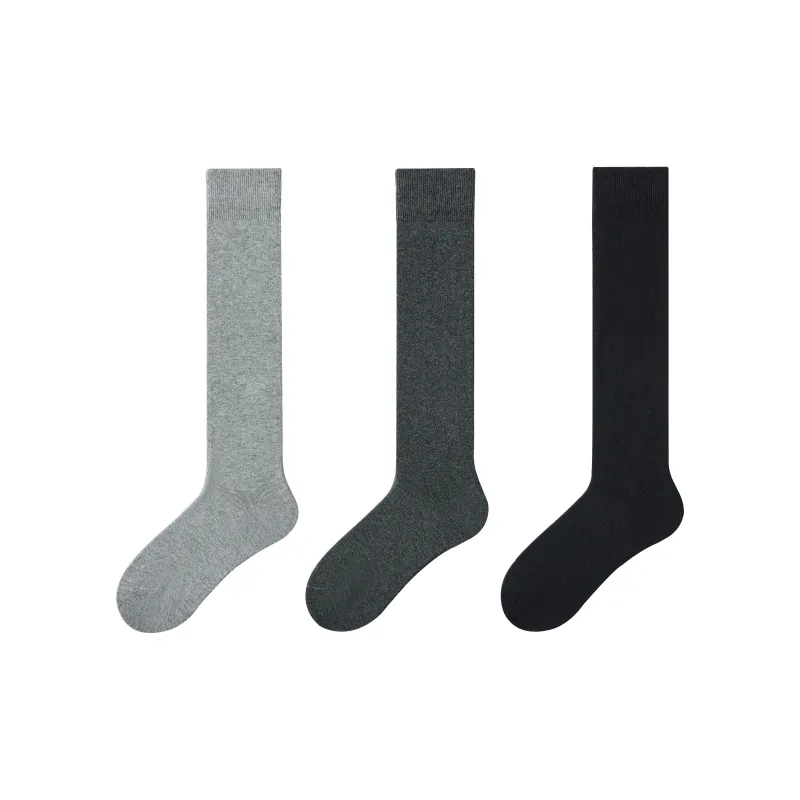 Caramella Knee High Socks Women's 3 Pack Black-8