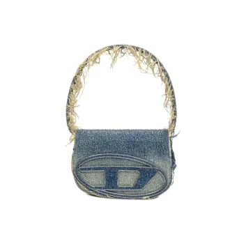 DIESEL 1DR Logo Detailed Shoulder Bag