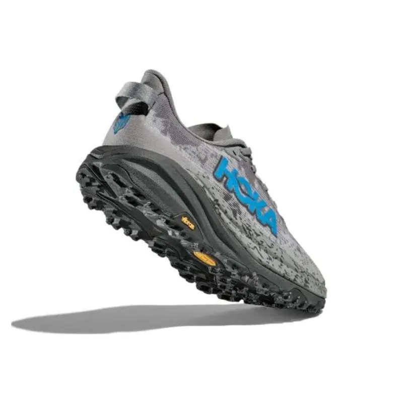 HOKA ONE ONE SPEEDGOAT 6 Anti Slip Wear Resistant Low Top Running Shoes Men's Gray-5