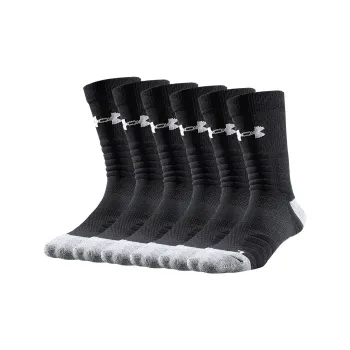 Under Armour Knee High Socks Unisex 1 Set 6 Pack Black