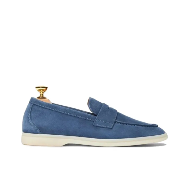 SCAROSSO Luciana Almond Toe Loafers Women's-1